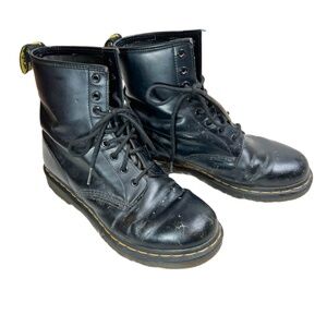Dr Martens | Black Leather Worn In Boots 7 Doc Martens